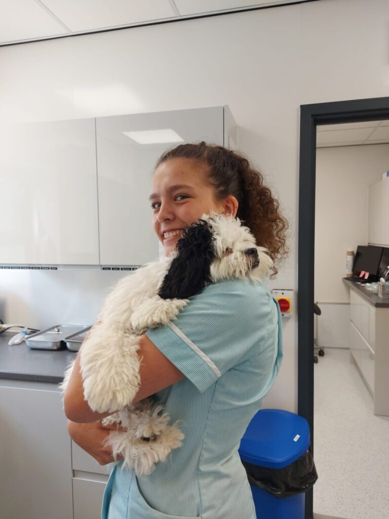 ellie student nurse at rackheath vets